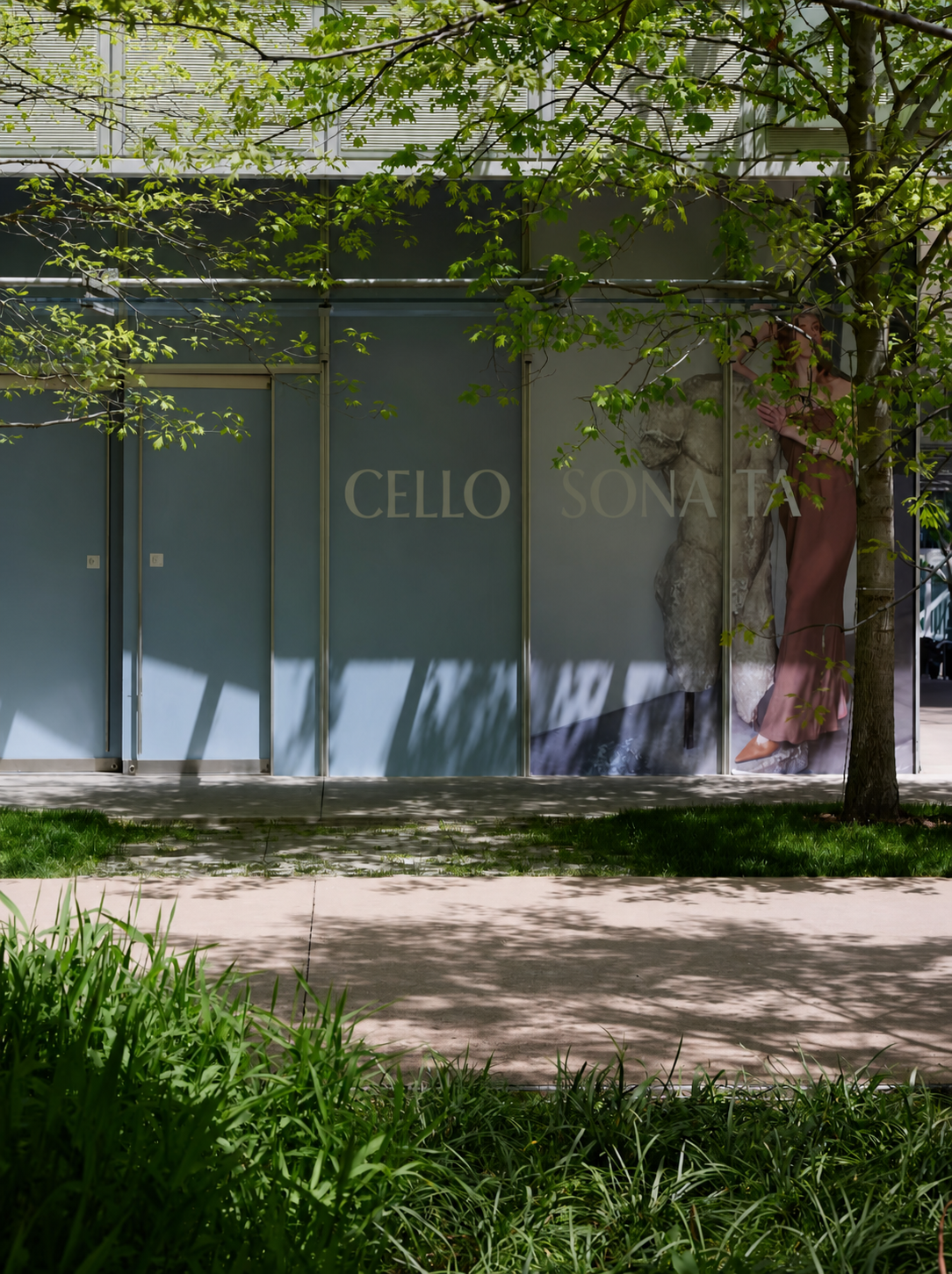 CELLO SONATA Spring Summer 2025 campaign displayed across the brand exterior