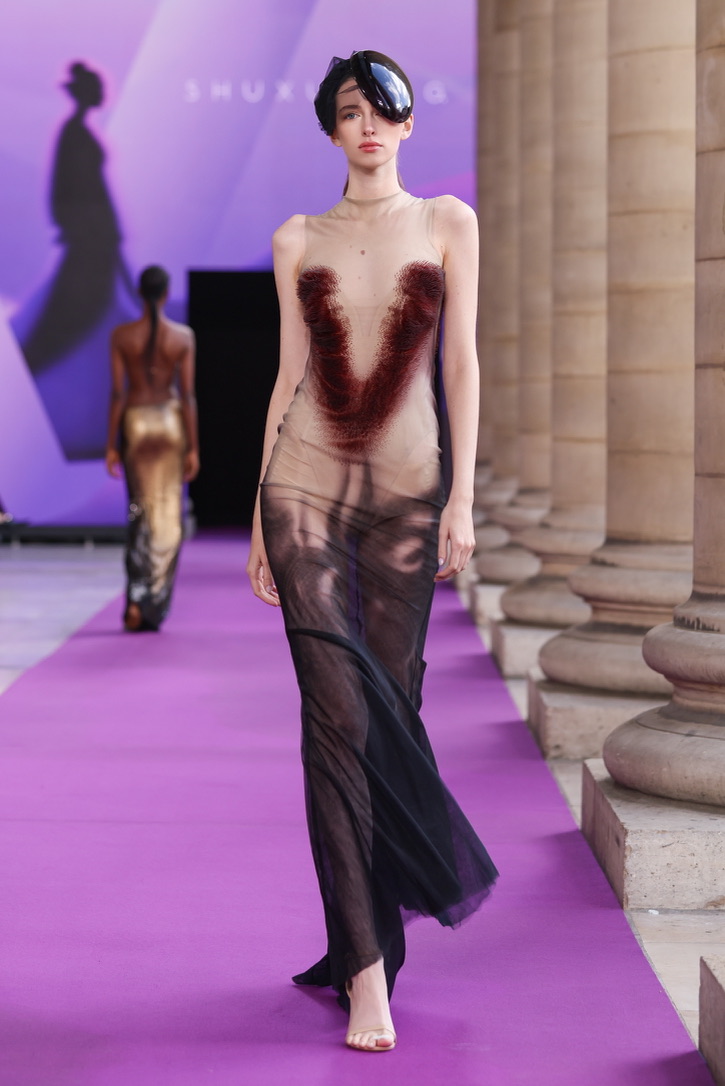 SHUXUAN G sheer runway look